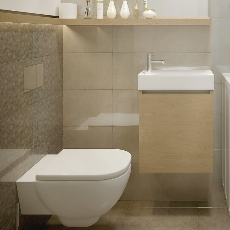 ensuite bathroom streamlined sanitaryware